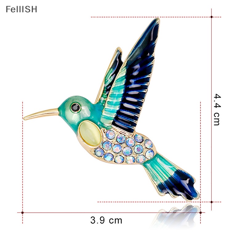 Ghim Cài Áo Hình Chú Chim Đính Đá Nhân Tạo Thời Trang 439br