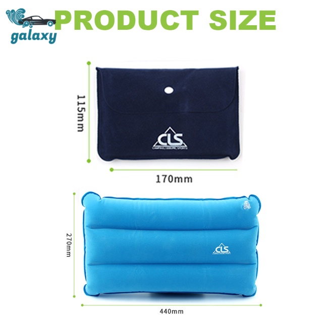 Galaxy Gối Bơm Hơi Siêu Nhẹ Có Thể Gấp Gọn Tiện Dụng Mang Theo Du Lịch / Cắm Trại