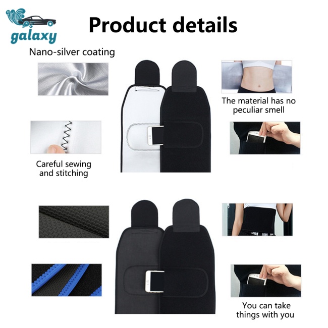 Galaxy Thắt Lưng Có Túi Tích Hợp Túi Bảo Vệ Hông Khi Tập Yoga / Thể Hình Cho Nam Nữ