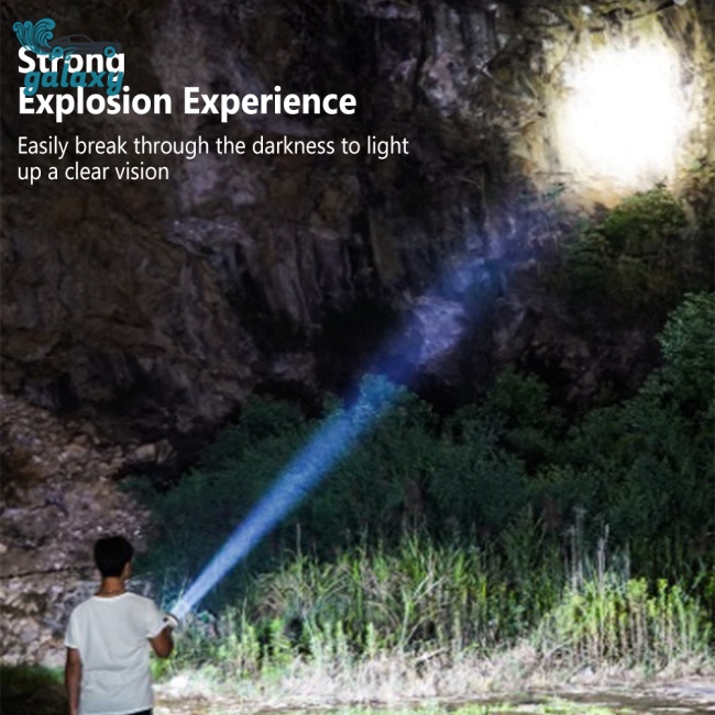 Galaxy Đèn Pin Đa Năng Siêu Sáng Có Thể Sạc Lại Dùng Khi Đi Cắm Trại