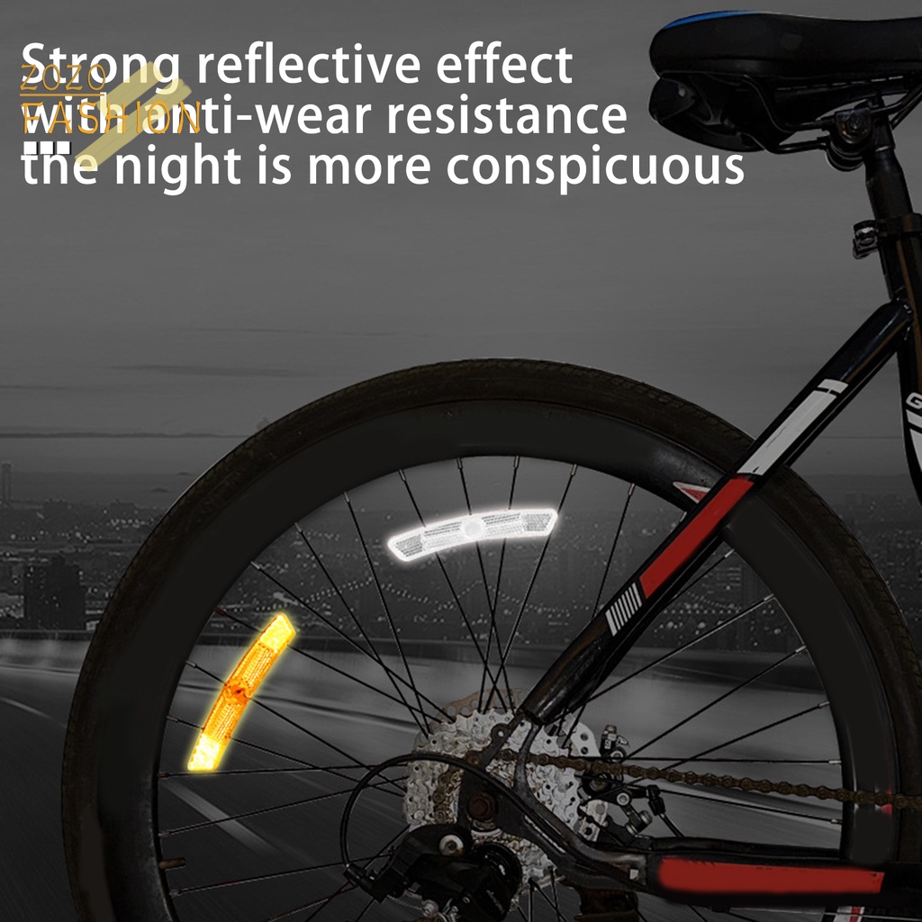 1 Bộ Ống Phản Quang Gắn Căm Xe Đạp Xoay 170 Độ
