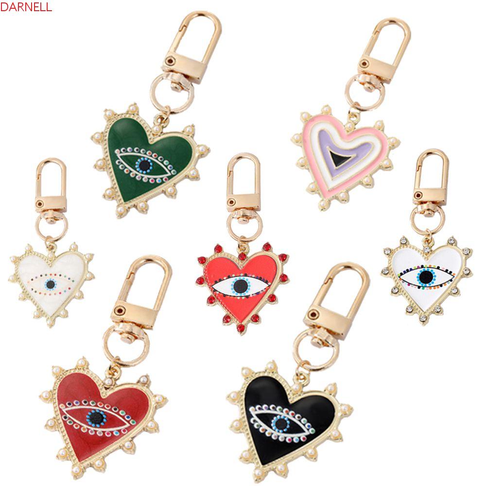 DARNELL Móc Khóa Hình Đôi Mắt Xanh Dễ Thương