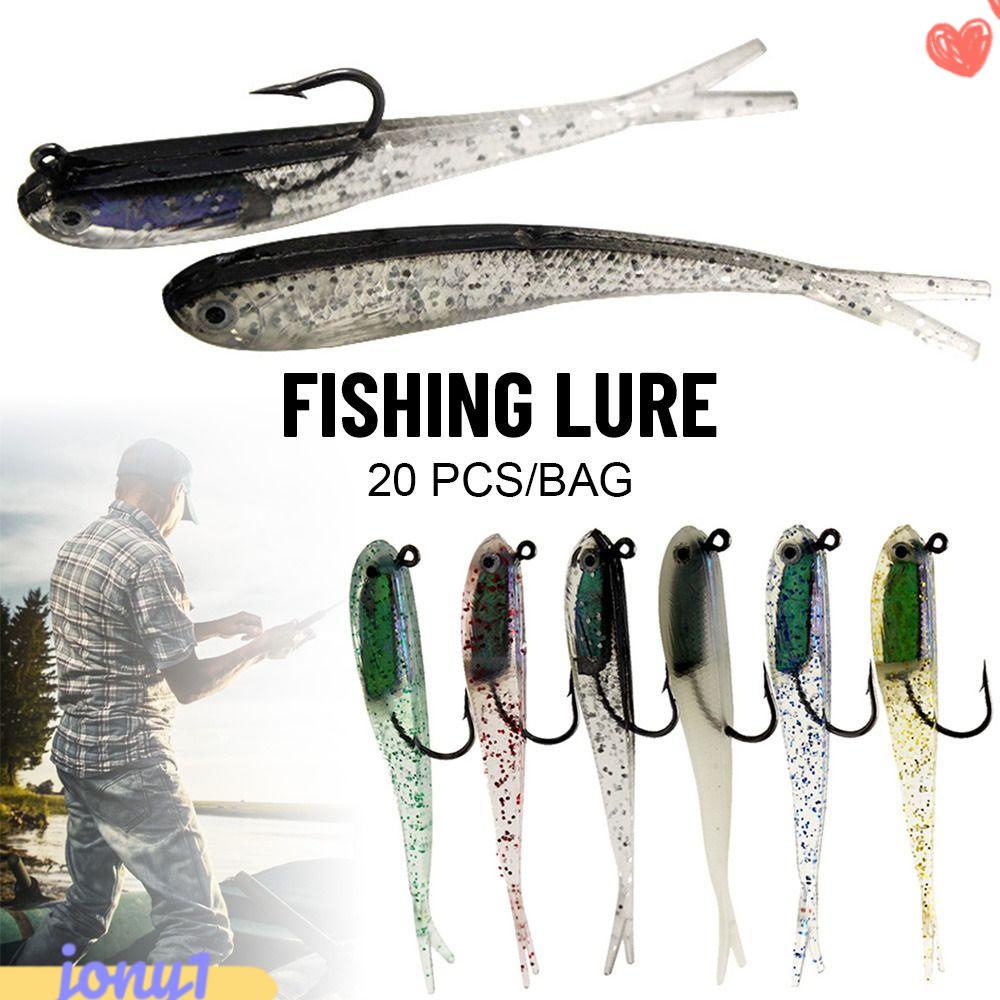 JONYE Set 20 Mồi Giả Nhử Cá Bằng Nhựa Chất Lượng Cao