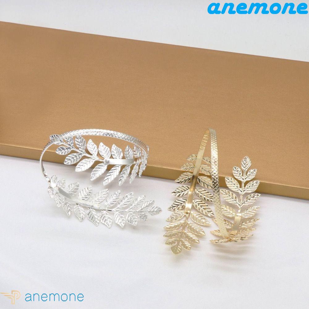 Vòng Đeo Cánh Tay Bằng Bạc Họa Tiết Lá Ô Liu Cổ Điển Thời Trang Có Thể Điều Chỉnh