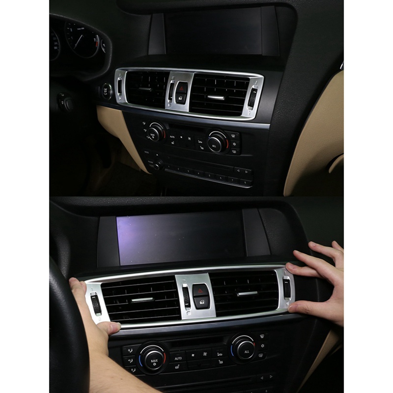 Khung Trang Trí Máy Điều Hòa Xe Hơi BMW X3 F25 2011-2017 Bằng Sợi Carbon