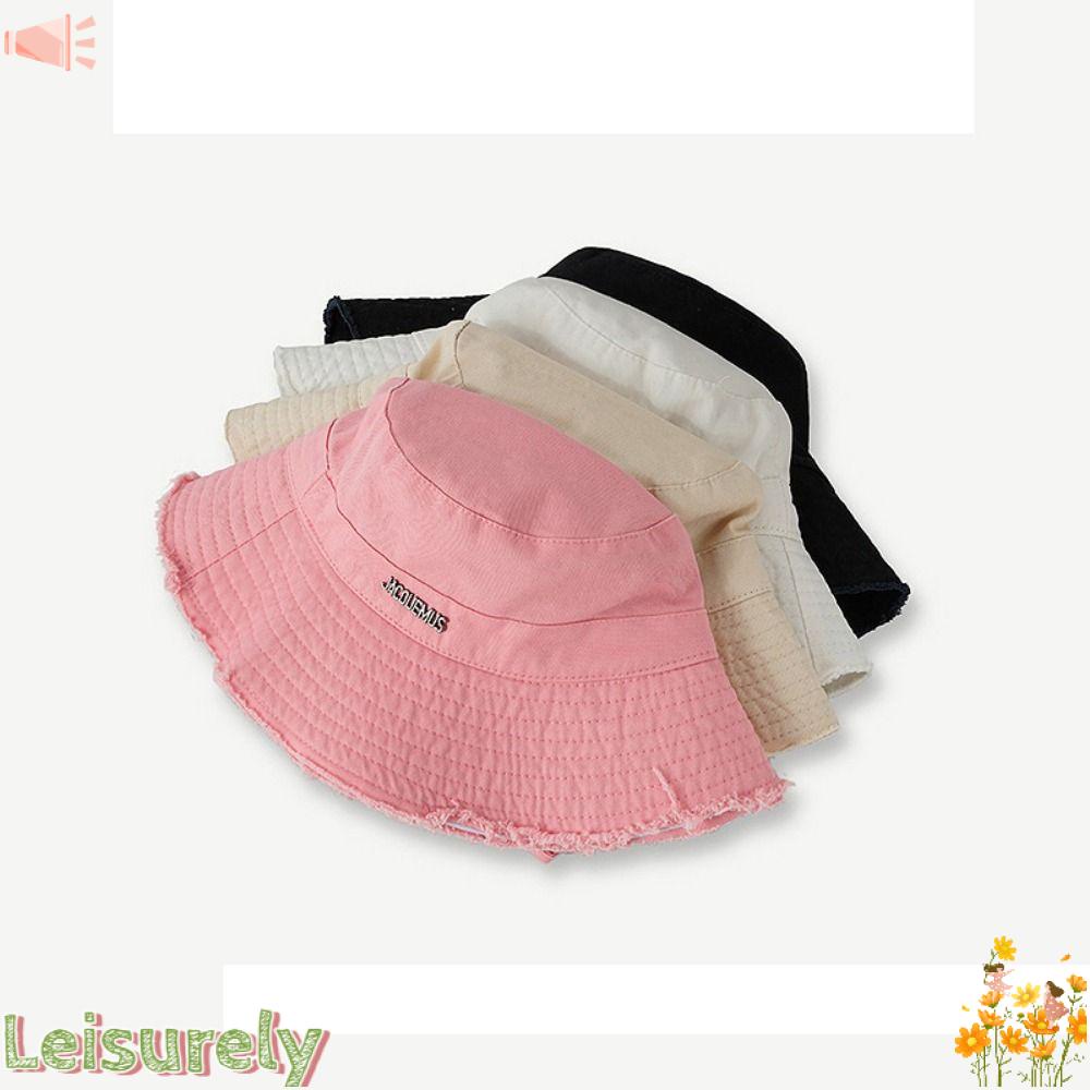 LEILY Mũ Tai Bèo Rộng Vành Chống Nắng Phong Cách Hiphop Đường Phố