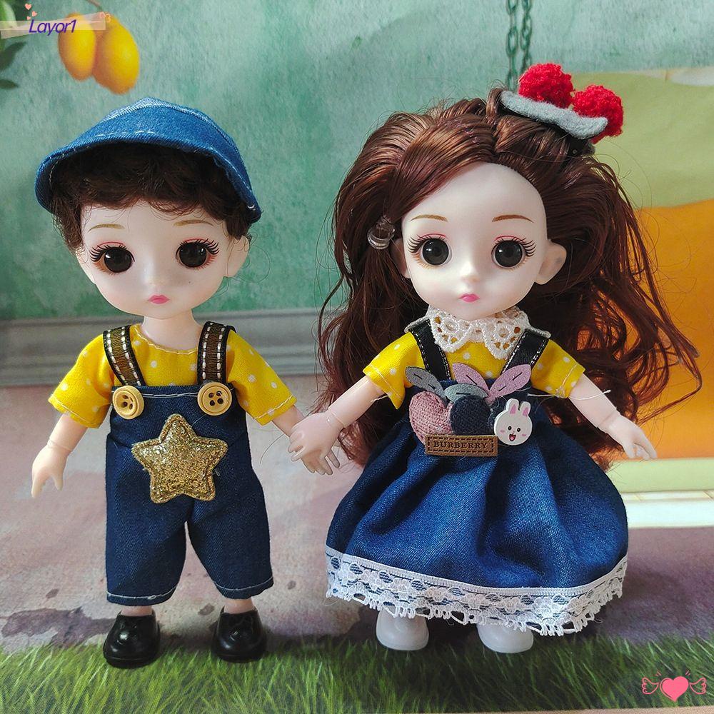 LAYOR1 Đầm Thời Trang 19 Kiểu Xinh Xắn Dành Cho Búp Bê Ob11 Gsc 16~17cm