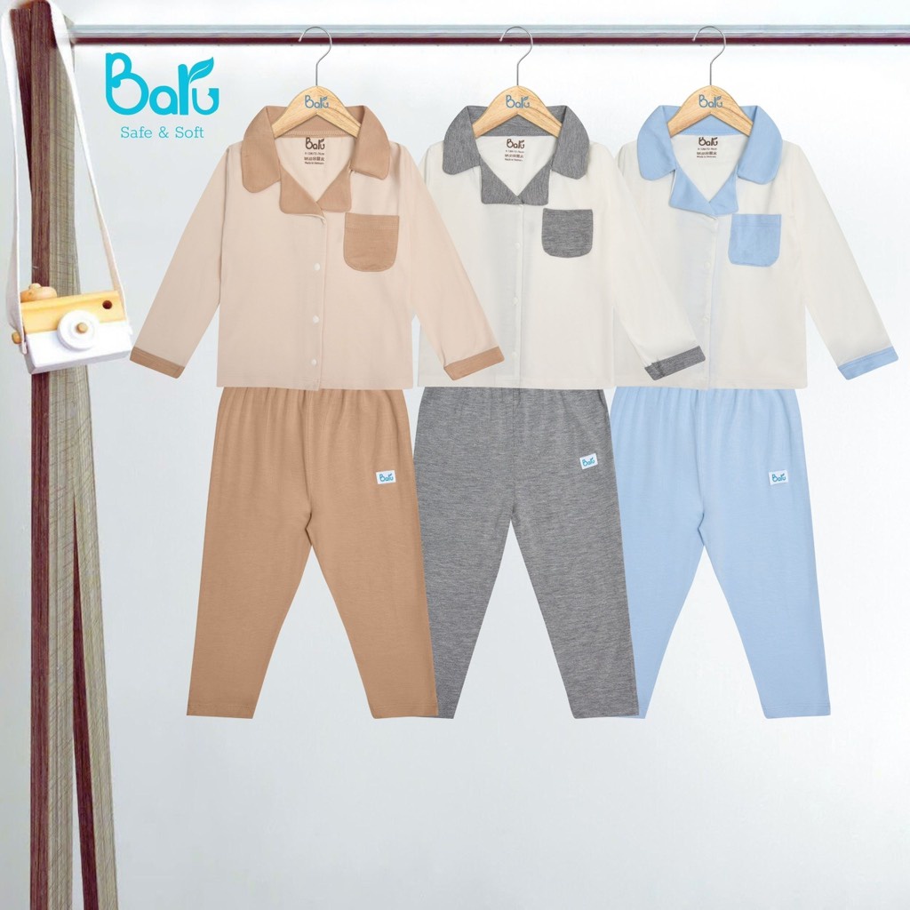 Bộ dài tay Pyzama Balu cho bé trai bé gái