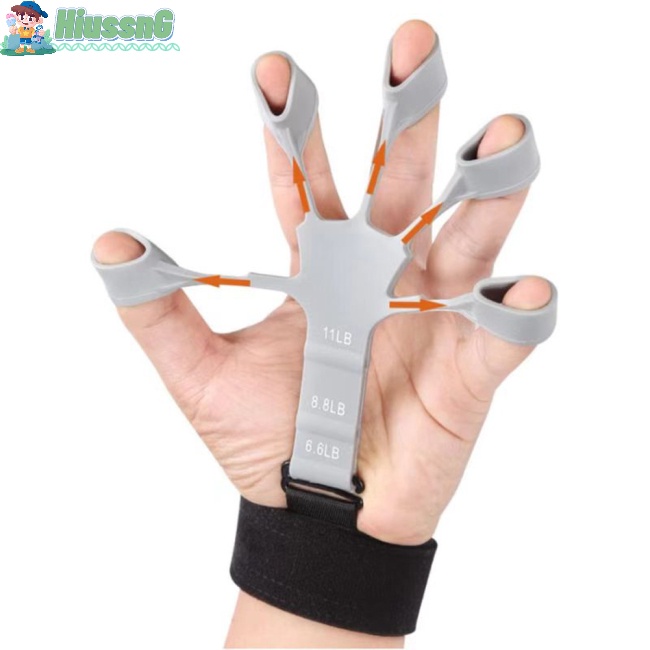 Dụng Cụ Luyện Tập Ngón Tay 6 Mức Độ Bằng Silicone Tiện Dụng