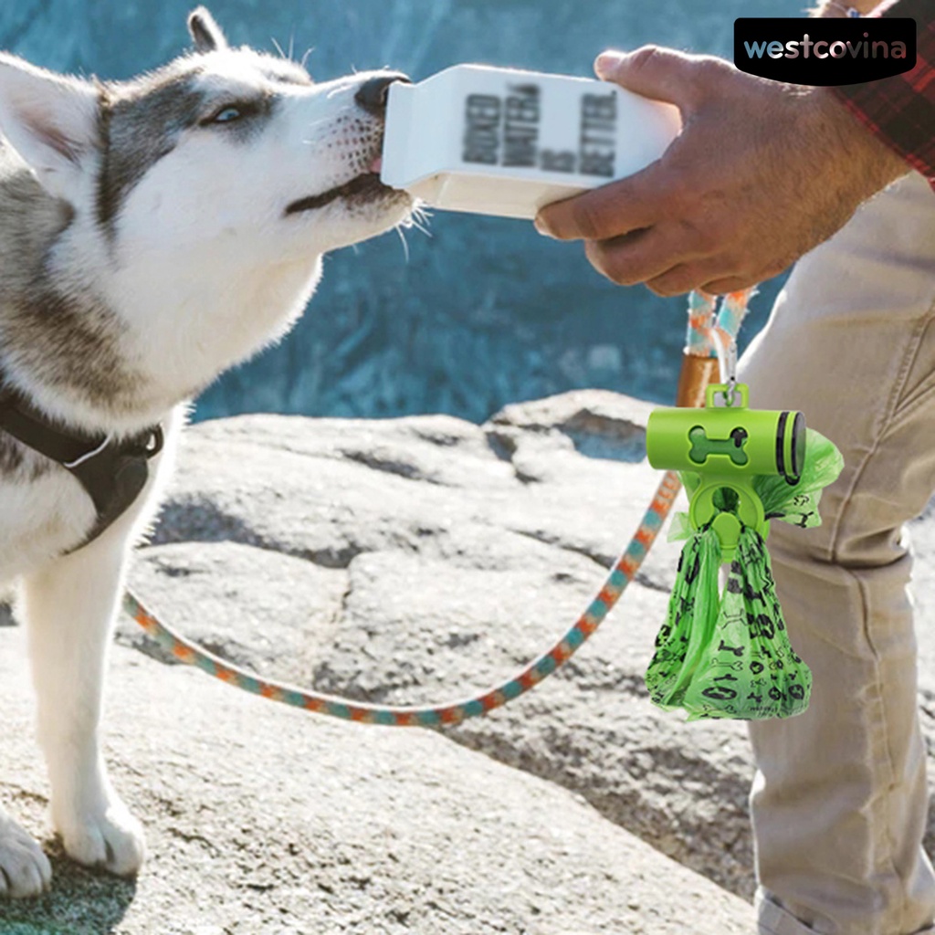 [COD]♞1 Bộ Túi Đựng Chất Thải Cho Thú Cưng Đa Năng Có Thể Tái Sử Dụng Kèm Giá Đỡ