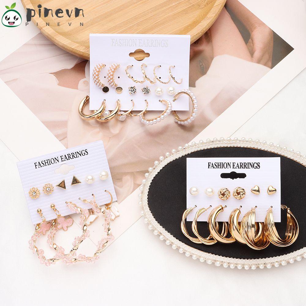 PINEVN Set Bông Tai Bướm Phong Cách Bohemian