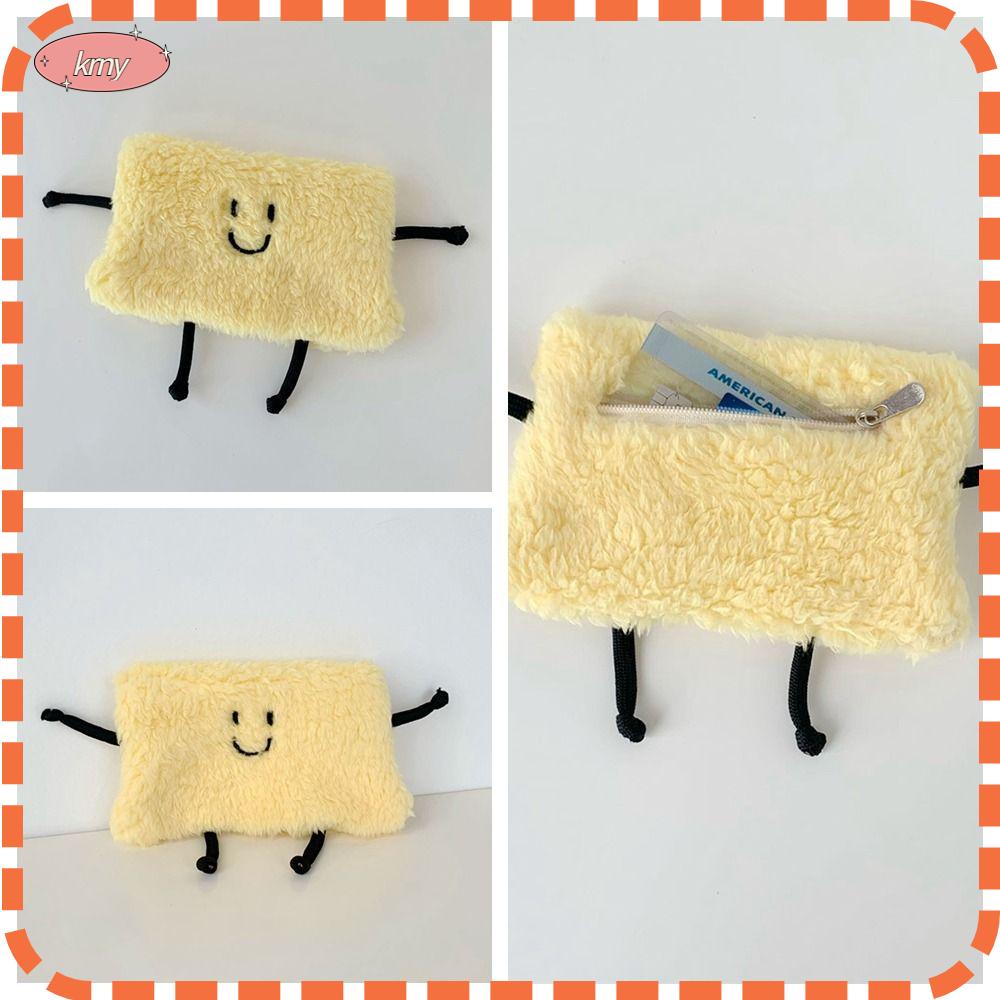 KRNY Ví Thêu Hình Mặt Cười Dễ Thương Dành Cho Học Sinh