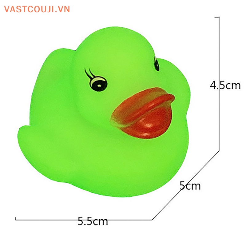 1 Vịt Cao Su Phát Sáng Trong Bóng Tối Trang Trí Xe Hơi