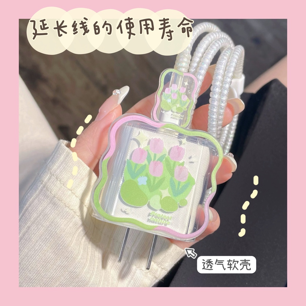 (MớI) Bọc Silicone BọC BảO Vệ CáP SạC IPhone 18 / 20w