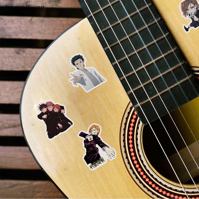 Bộ 50 Miếng Dán Trang Trí Laptop Ván Trượt Họa Tiết Graffiti Kiểu Cổ Điển