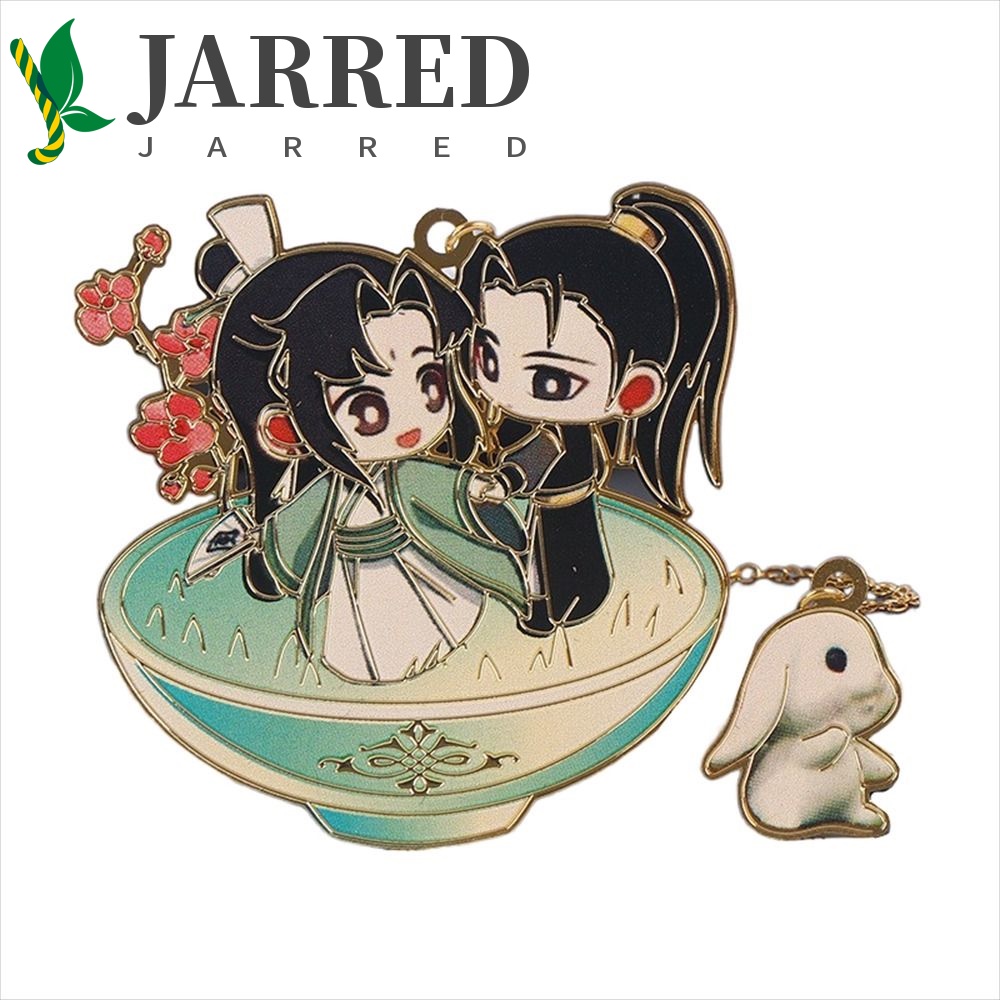 JARRED Thẻ Đánh Dấu Trang Sách Hình Hoạt Hình Wei Wuxian Mo Dao Zu Shi Demonic Cilp