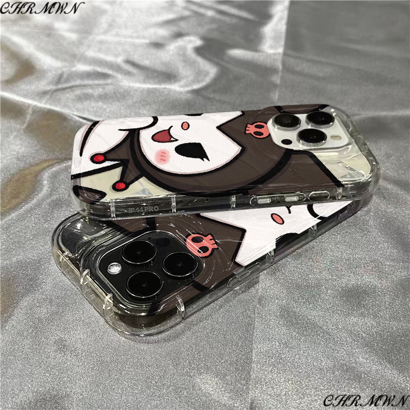 Ốp Điện Thoại Mềm Trong Suốt Hình Kuromi Dễ Thương Cho iPhone14promax 1312 / 11 7 / 8plus xr / sins N0HJ