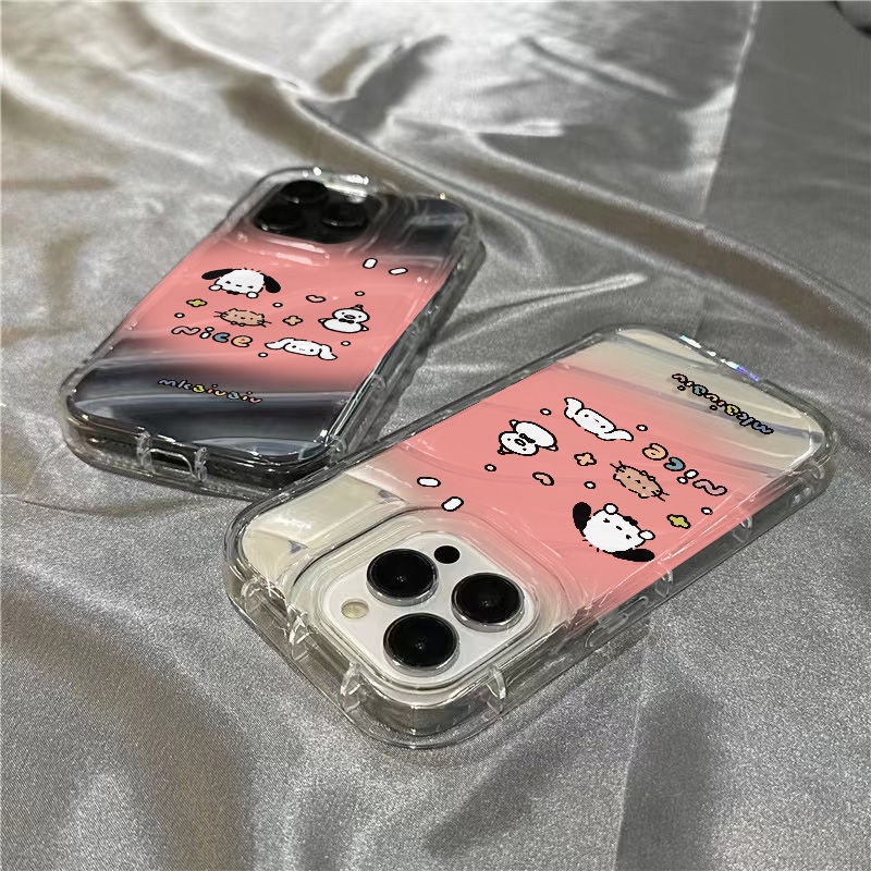 Ốp Điện Thoại Mềm Trong Suốt Hình Chú Chó Pacha Cho iPhone14promax 1312 / 11 7 / 8plus xr / sins 8LWR