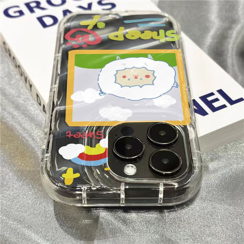 Ốp Điện Thoại Mềm Trong Suốt Họa Tiết Chú Cừu Nhỏ Dễ Thương Cho Iphone xr 11 / 1312 87 14PromaxPlus Iajh