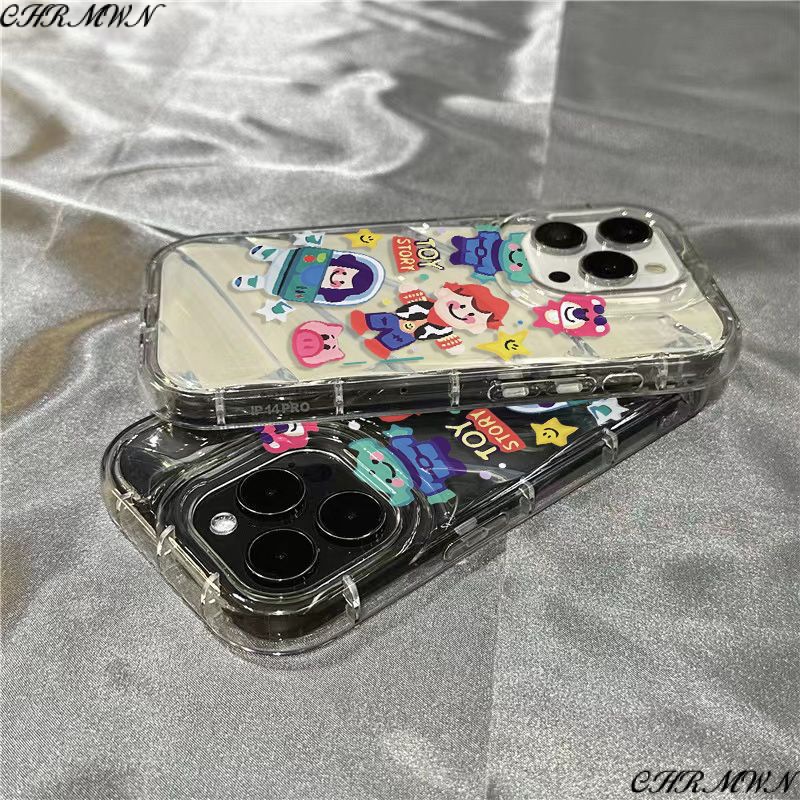 Ốp Điện Thoại Mềm Trong Suốt In Hình Hoạt Hình Dễ Thương Cho iPhone14promax 1312 / 11 7 / 8plus xr / sins E7YU