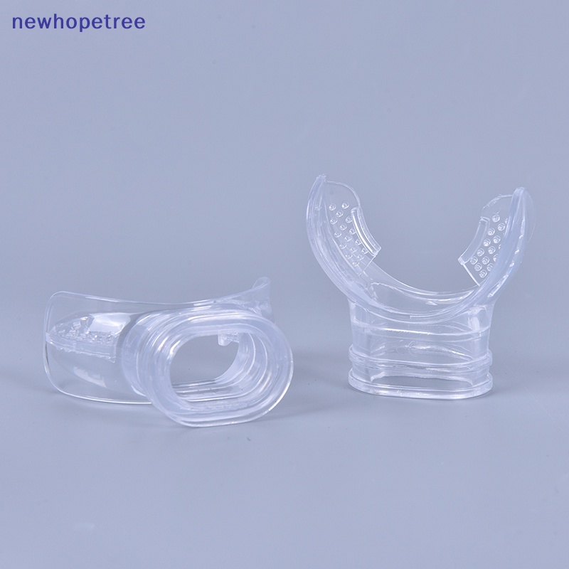1 Ống Thở Lặn Bằng Silicone Trong Suốt