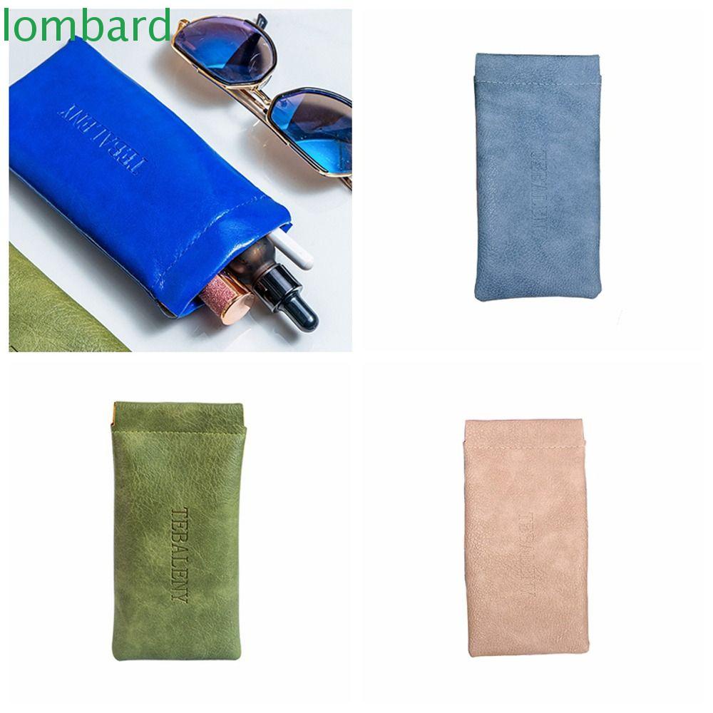 Lombard Ví Da PU Mini Đựng Tiền Xu Và Mắt Kính Tiện Dụng Cho Nữ