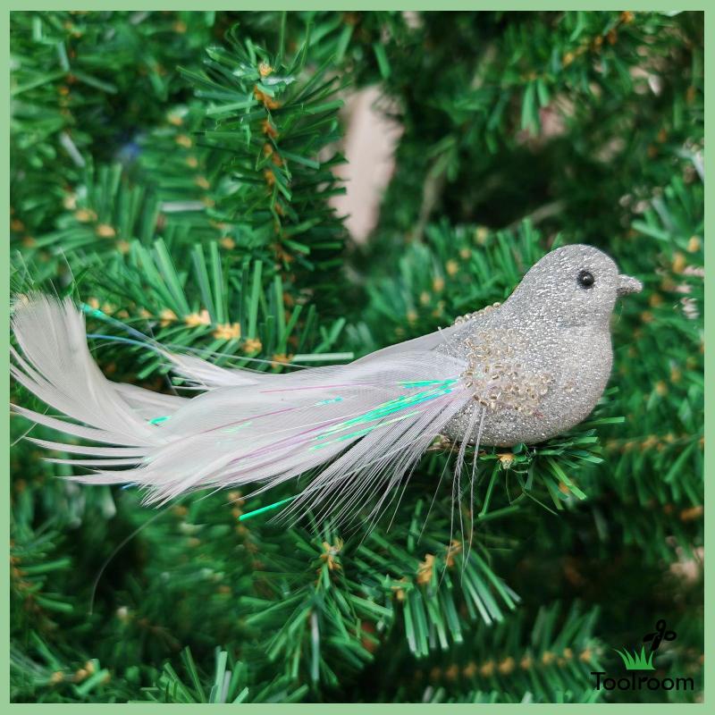 Set 4 Chú Chim Nhân Tạo Mini Bằng Xốp Dùng Trang Trí DIY