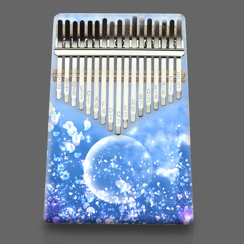 Đàn Kalimba 17 Phím Nhiều Màu Sắc Dành Cho Người Mới Bắt Đầu