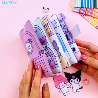 Sách vải hình cậu bé bút chì / cậu bé bút chì / kuromi melody diy