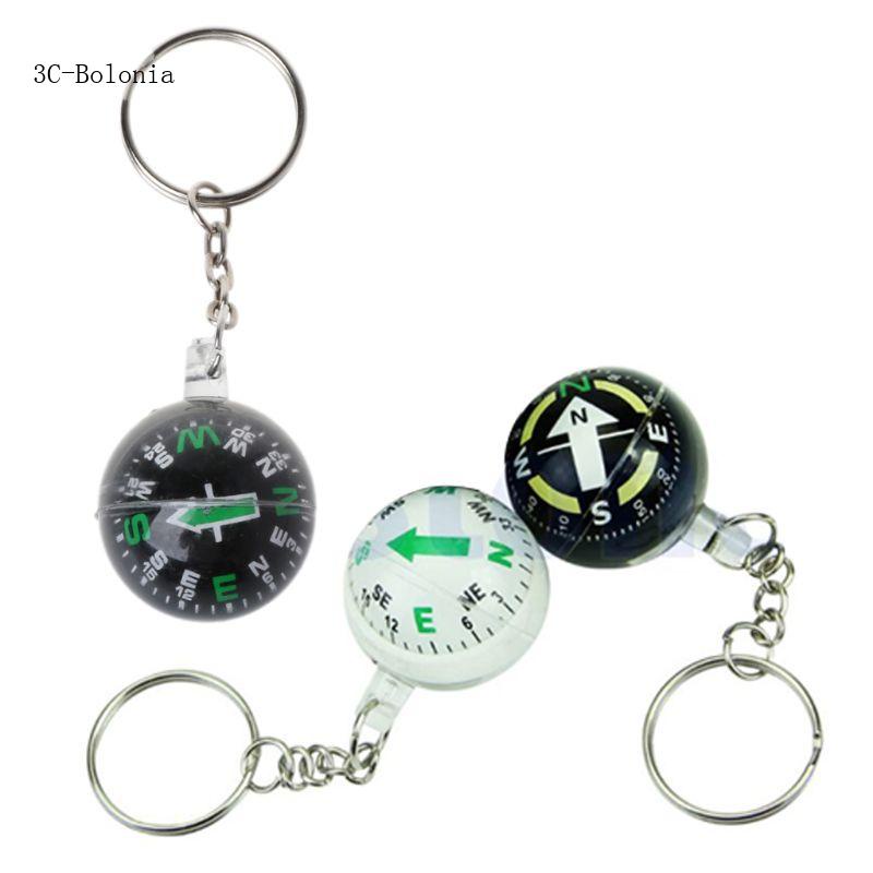 1 La Bàn Sinh Tồn Mini 20mm Thiết Kế Nút Áo Tiện Dụng Khi Đi Cắm Trại