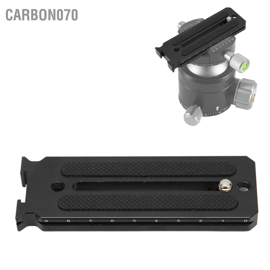 Carbon070 Tấm tháo nhanh Đa năng Kim loại với Vít 1/4 và Giày lạnh cho Máy ảnh DSLR
