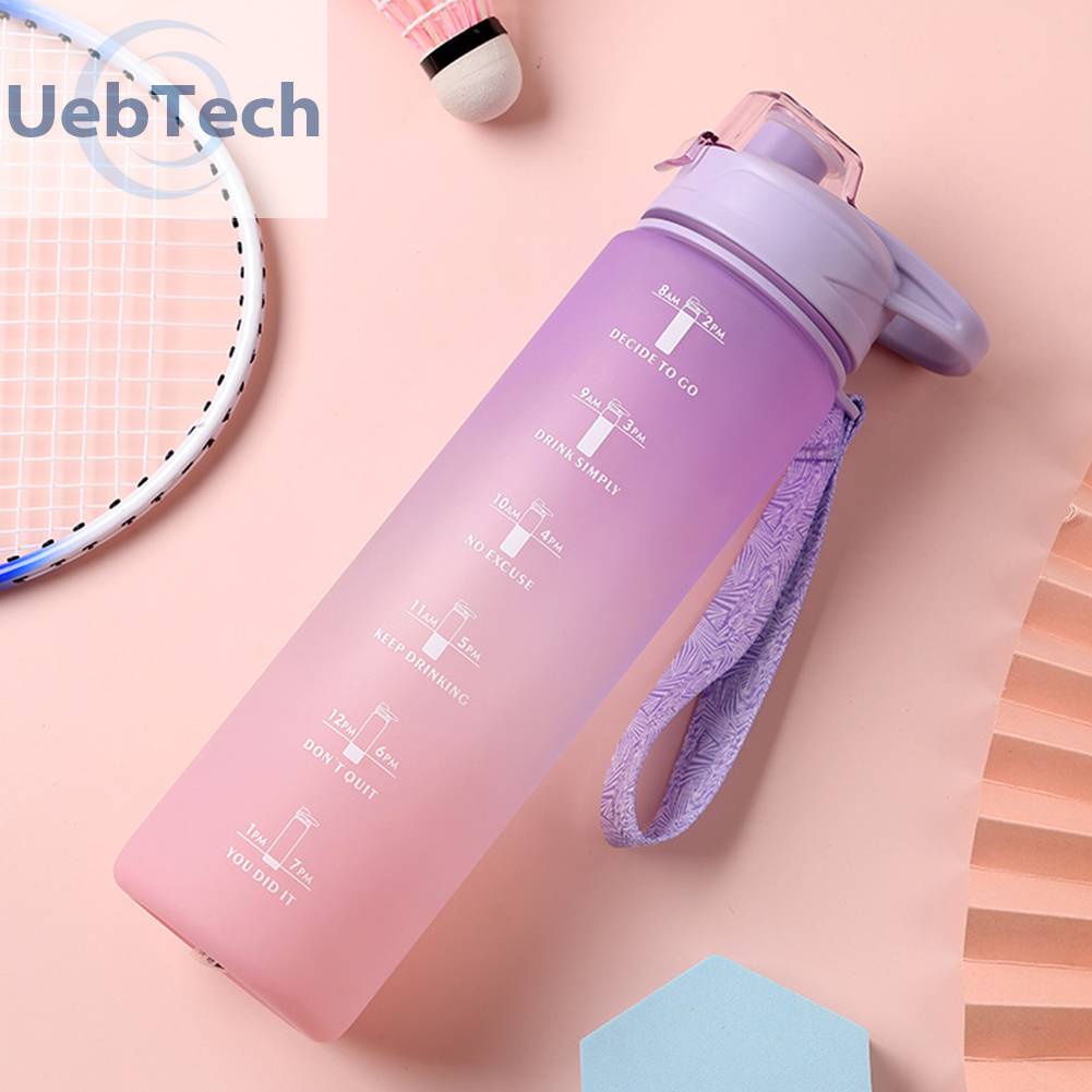 Bình Nước Thể Thao 1000ml Có Chỗ Để Bút Đánh Dấu Thời Gian Tiện Dụng