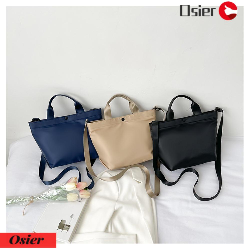 OSIER1 Túi Đeo Vai Bằng Vải Nylon Theo Phong Cách Vintage Kiểu Mới