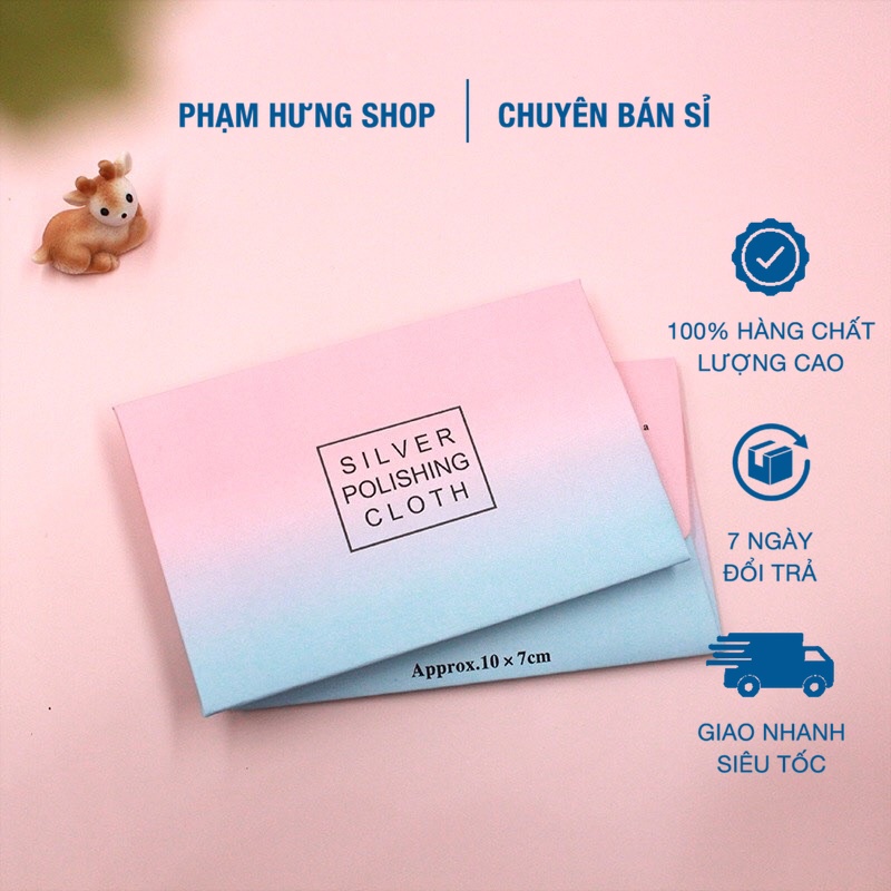 🔥SIÊU RẺ🔥 Khăn lau làm sáng bạc, trang sức - Siêu tiện lợi, Hàng chuẩn- PH723