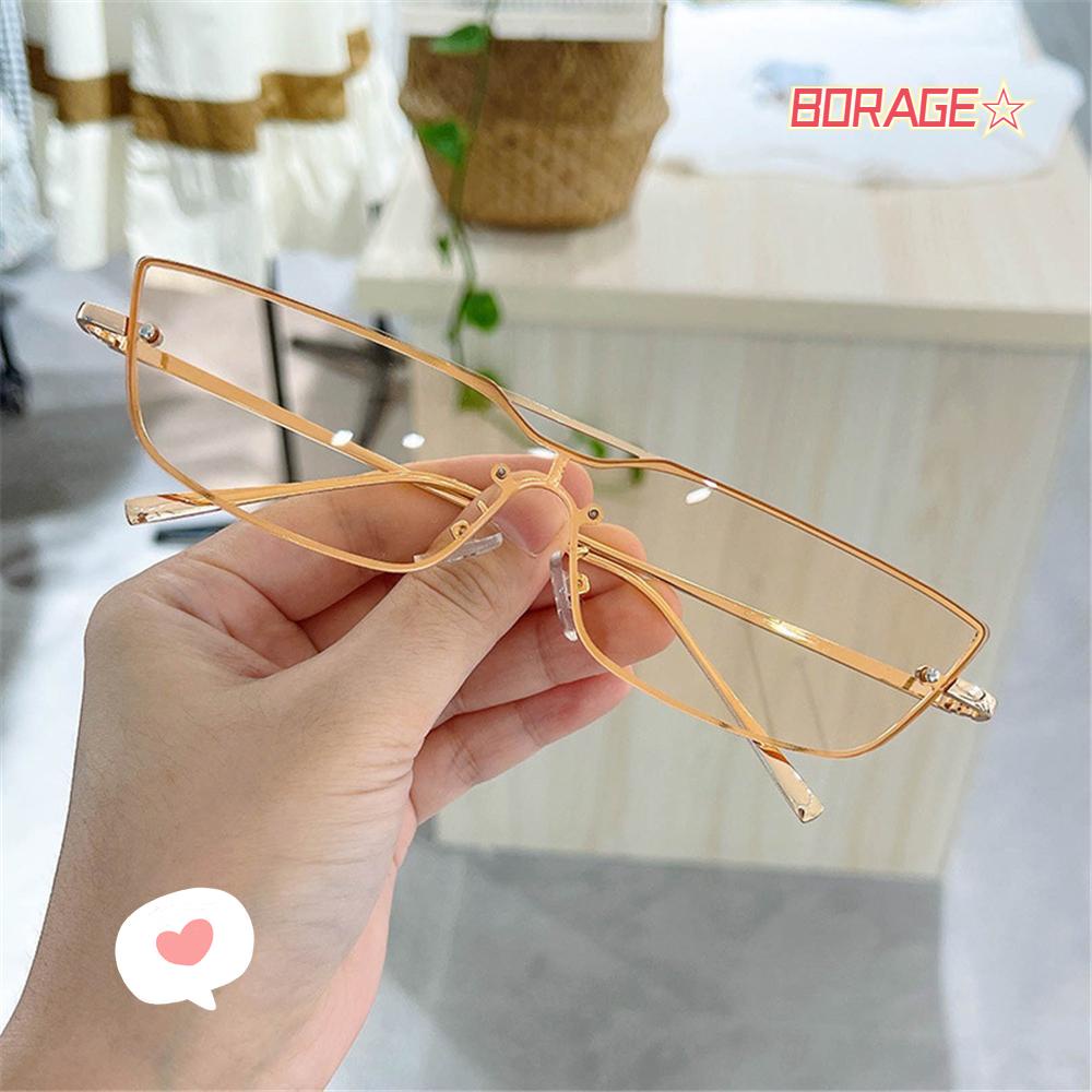 BORAG Kính Mát Nữ Gọng Kim Loại Phong Cách Retro