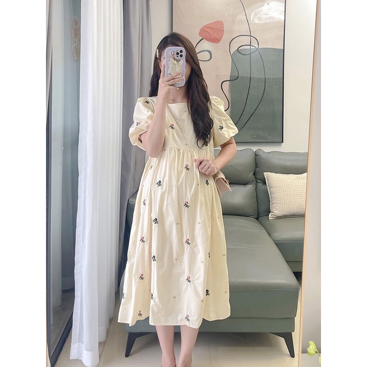 YHTN váy bầu xinh dễ thương Thời trang bigsize đầm bigsize đồ bầu