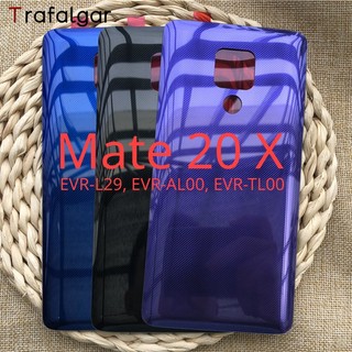 Ốp điện thoại Kính Trong Suốt Cho Huawei Mate 20 X 20X Vỏ Pin Phía Sau Vỏ Cửa Có Ống Kính Máy Ảnh Thay Thế + Dính