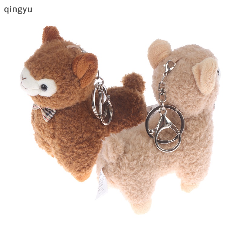 Móc Khóa Hình Lạc Đà Nhồi Bông Mềm Mại Đáng Yêu