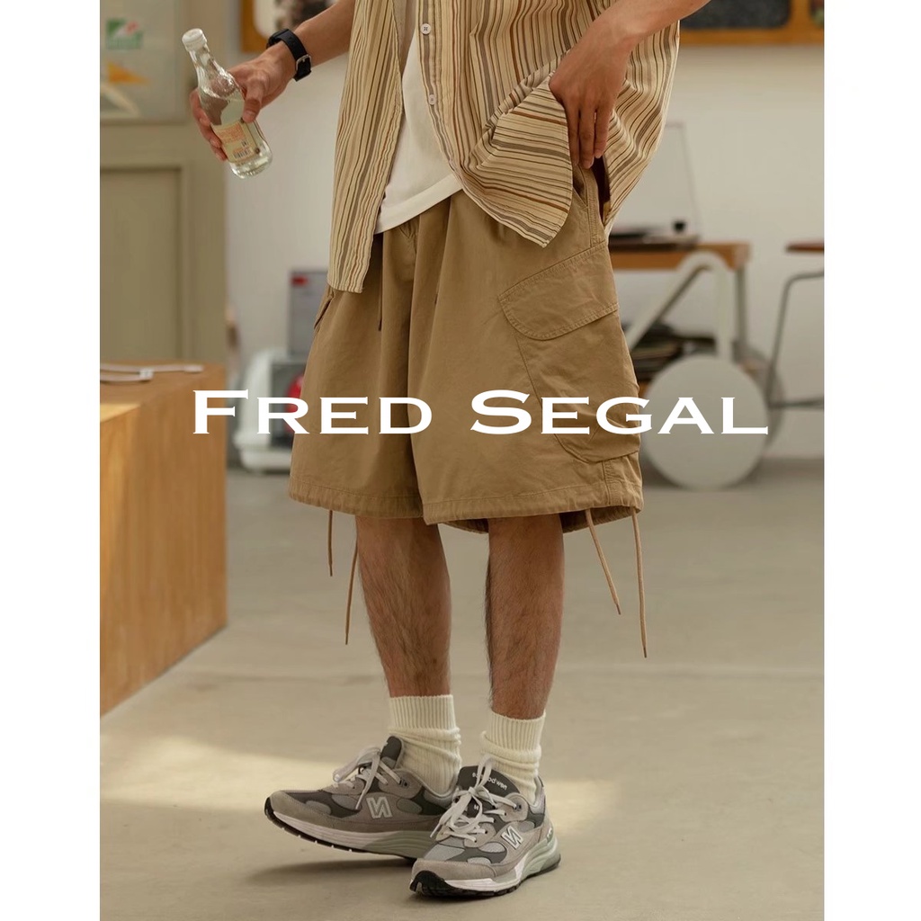 Fred Segal quần đùi nam quần ống suông quần short nam 2023 NEW FS062951