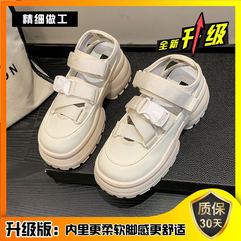 FEIJIANU dép sandal nữ giày sandal nữ dép đế cao đi biển Thoải Mái Xinh Xắn  26Z230614