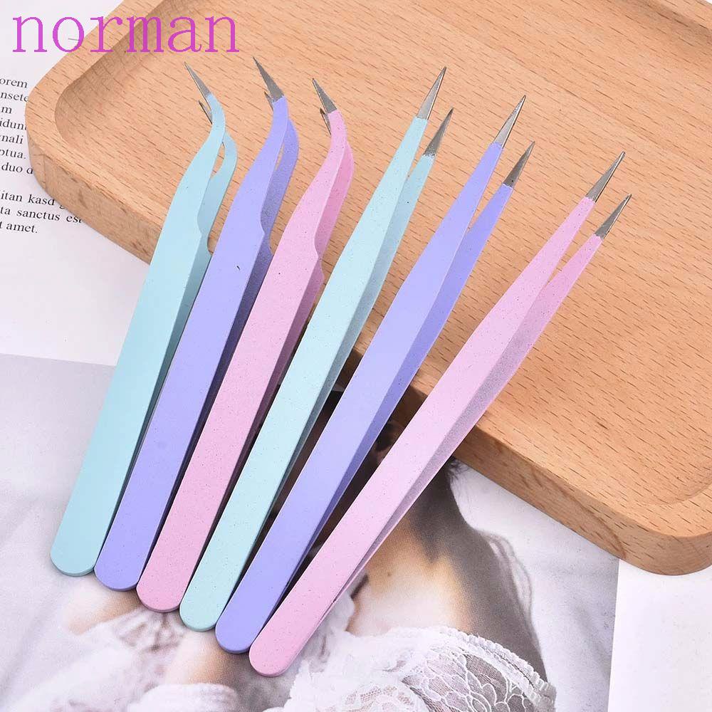 NORMAN Nhíp Bằng Thép Không Gỉ Màu Sắc Macaron Để Gắp Sổ Tay Tiện Dụng