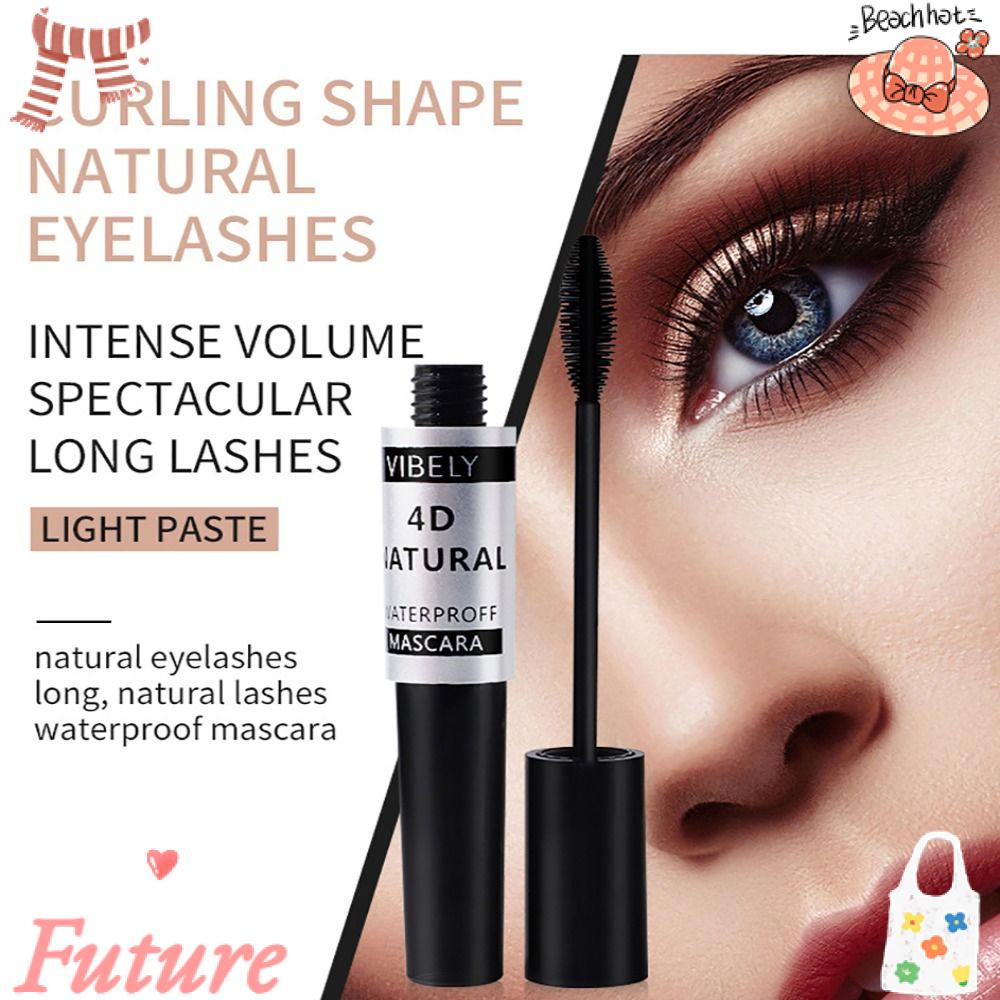 FUTURE Mascara Sợi Tơ 4D Màu Đen Chống Thấm Nước Nối Dài Lông Mi Thời Trang Cho Nữ