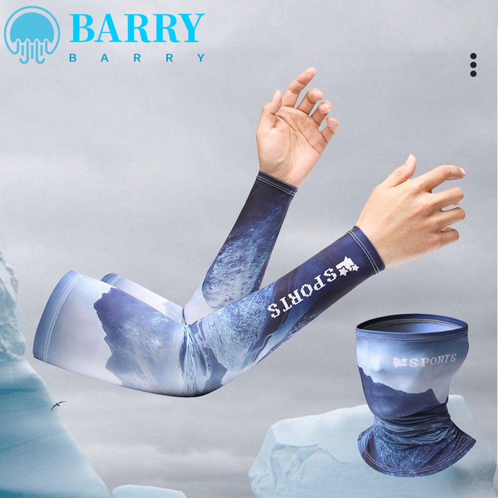 BARRY Găng Tay Lụa Lạnh Mềm Mại Chống Tia UV Hỗ Trợ Luyện Tập Thể Thao