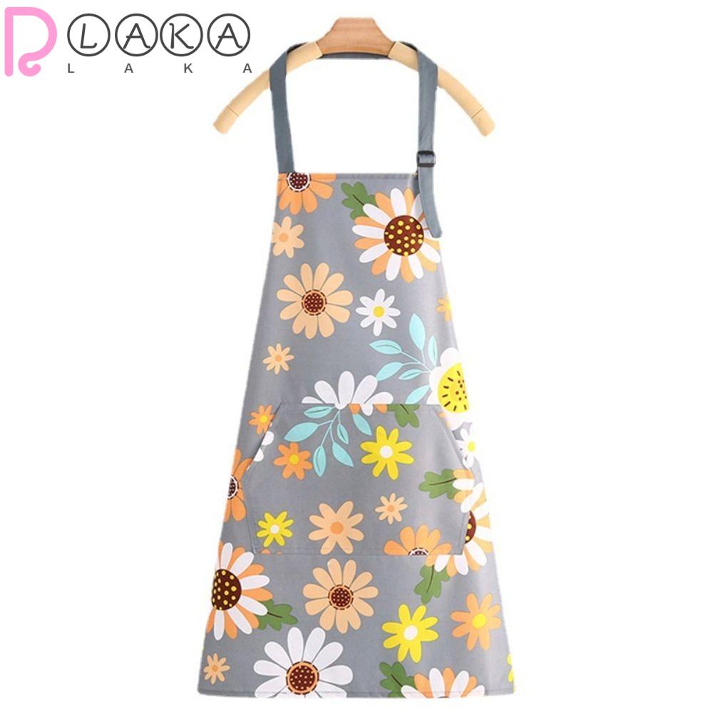 LAKAMIER Bộ 3 Tạp Dề Polyester Nhiều Họa Tiết Có Thể Điều Chỉnh Chống Dầu Chống Vết Bẩn Dành Cho Người Lớn