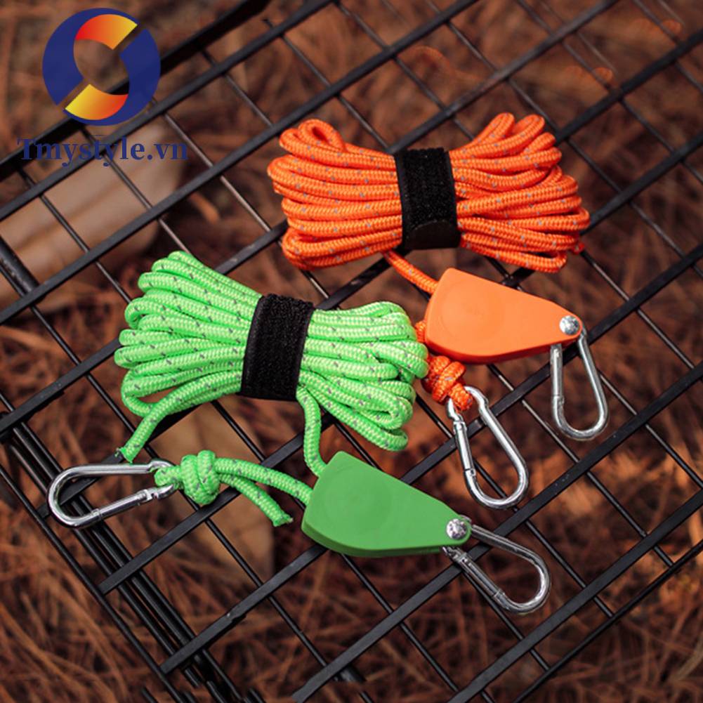 Set 2 Dây Thừng Đinh Tán 4mm 4m Cho Hoạt Động Ngoài Trời