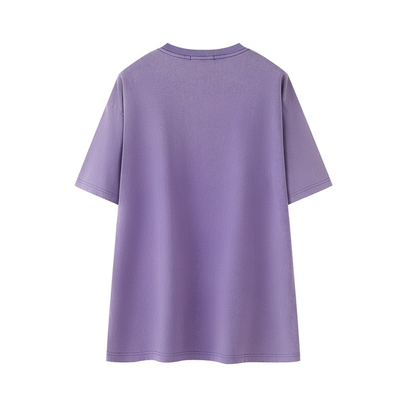 Vamtac Áo Thun Ngắn Tay Dáng Rộng In Hình Xương Khủng Long Thời Trang Mùa Hè Giản Dị