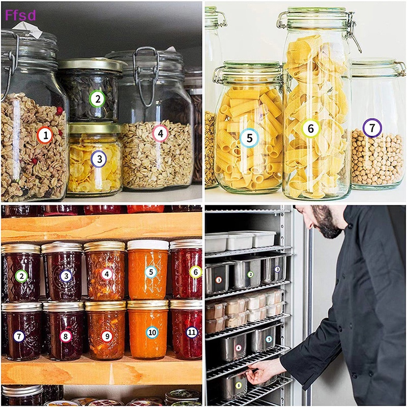 Nhãn Dán Đánh Dấu Số Từ 1-40 Hình Tròn 1 Inch 10 Độc Đáo