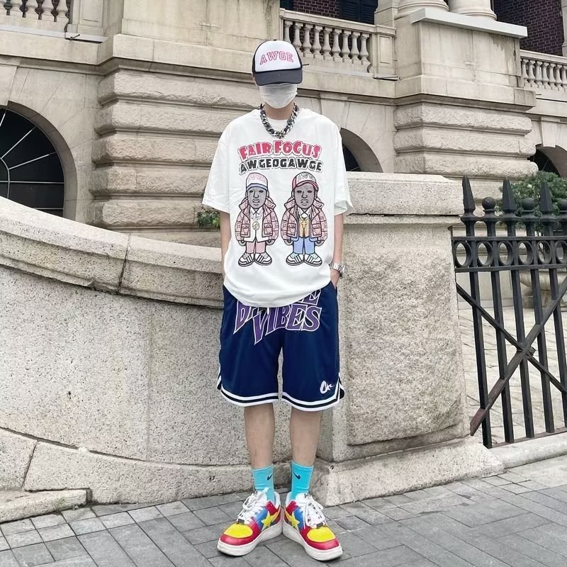 Quần Short Thể Thao nba Phong Cách Hong Kong Thời Trang Mùa Hè Cho Nam