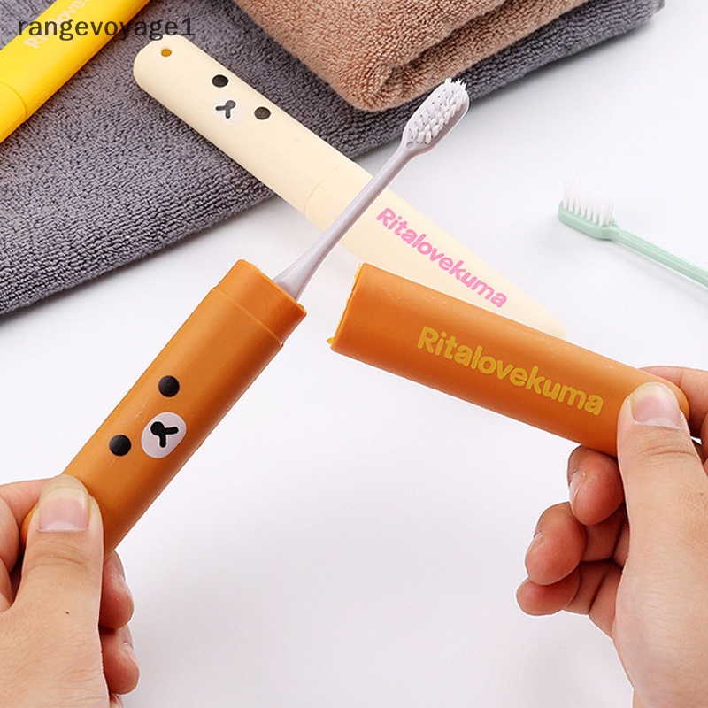 Bộ 2 Hộp Đựng Bàn Chải Đánh Răng Đa Năng Có Nắp Đậy Chống Bụi Bảo Vệ Răng Khi Đi Du Lịch Ngoài Trời Ngẫu Nhiên [Rangevoyage