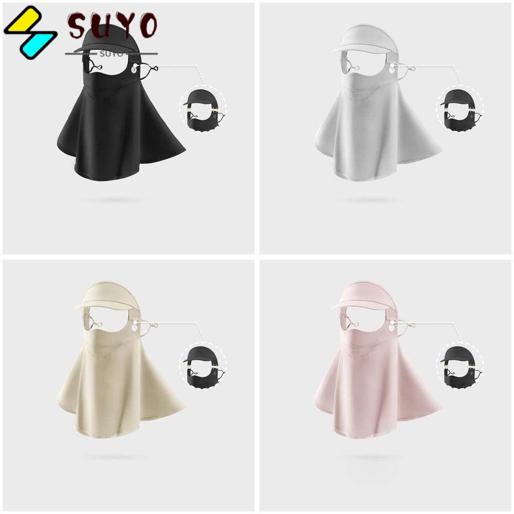 SUYO Yếm Vải Lụa Lạnh Chống Nắng / Tia UV Khi Chơi Golf Dành Cho Nam Và Nữ